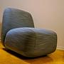 Open armchair textile 1