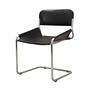 Dining chair leather 1970s 0