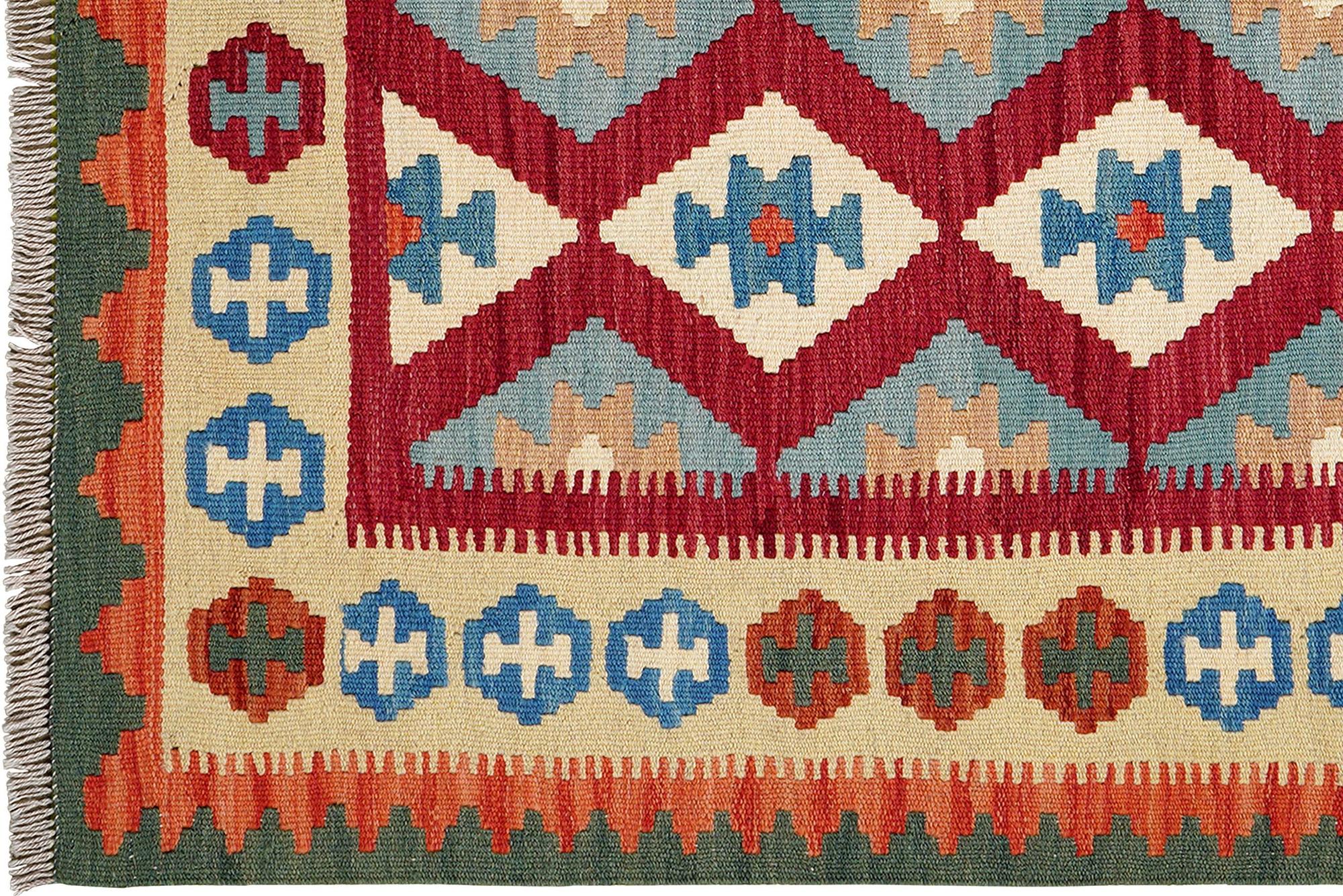 Kilim Gashgai Teppich Mehrfarbig 1