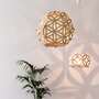 SOLAR Pendant Lamp Wood Natural 2