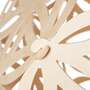 SOLAR Pendant Lamp Wood Natural 4