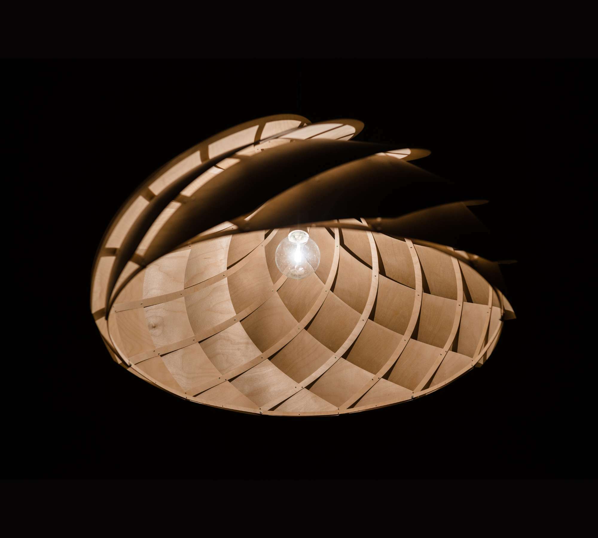 NAUTILUS Pendant Lamp Wood Natural 5