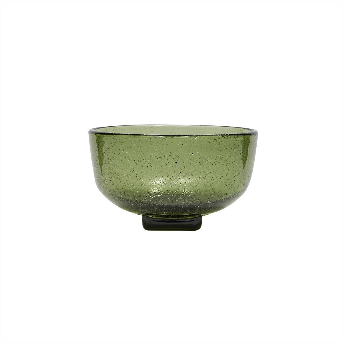 Kuki Bowl Small Green Ø 14cm 1