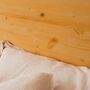 Bettkopfteil Massivholz Helle Holzoptik 1