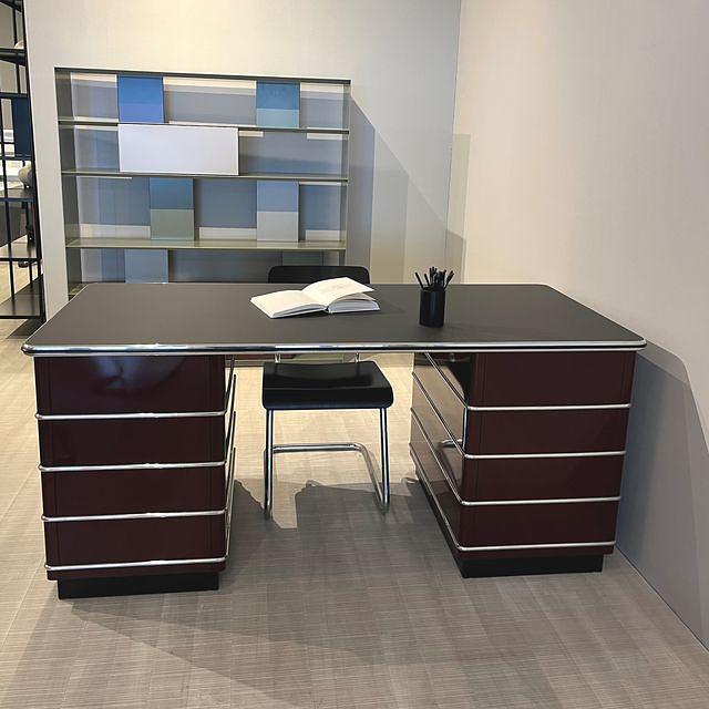 Classic Line Desk TB229 Steel Dark Red 5