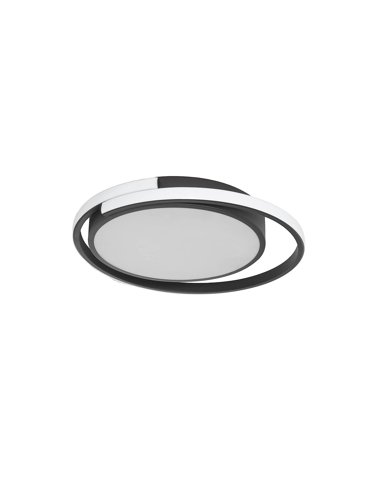 Odrey Ceiling Light Aluminum Black 1-light 2
