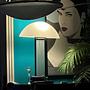 Vintage Bruno Gecchelin Table Lamp White 1980s 3