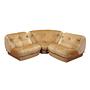 Modular corner sofa velvet 1960s 0
