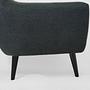 Ritchie Sofa 3-Sitzer Textil Anthrazit Farbige Knöpfe 5