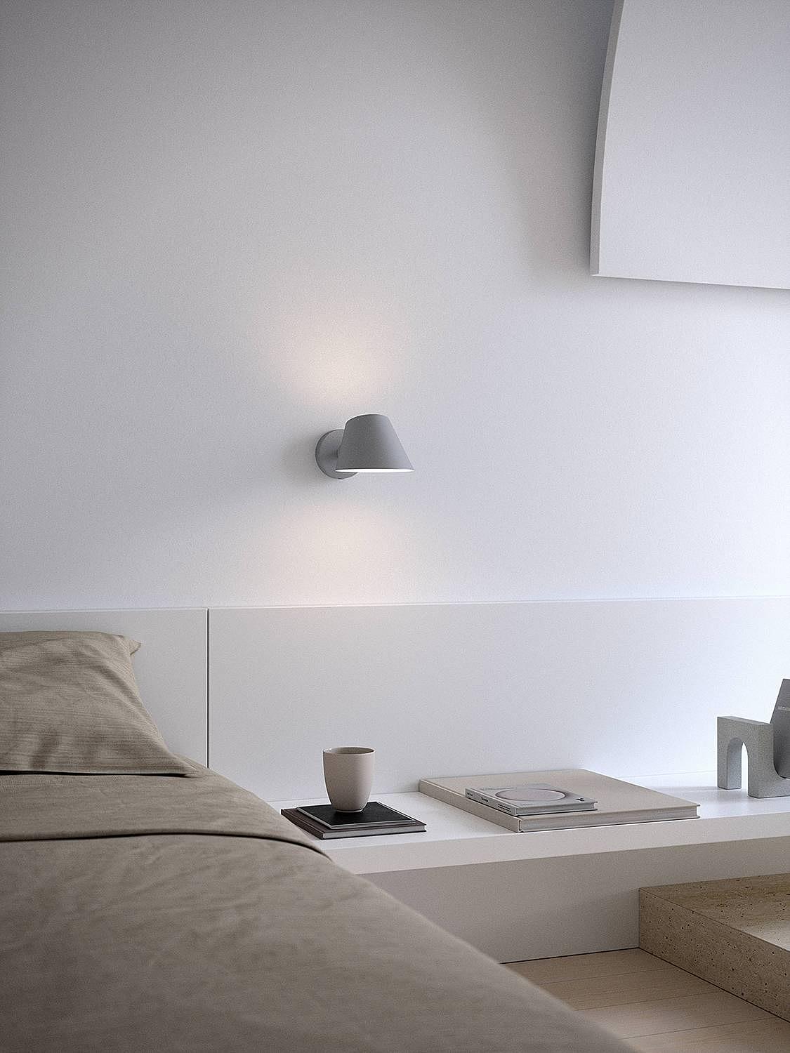 Stay Wall light Aluminum PVC 1-bulb 2