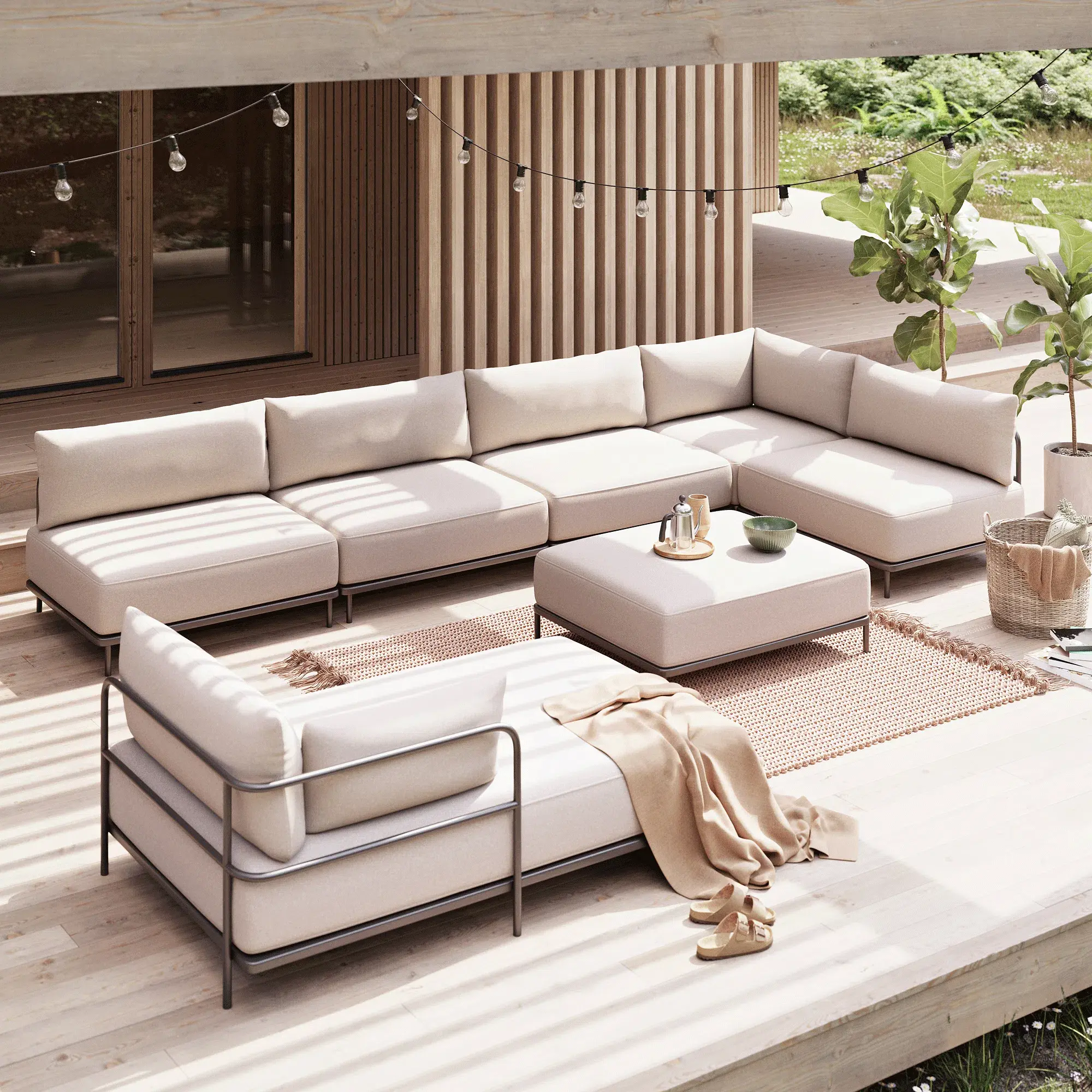 Vincent Outdoor 1-Sitzer Modul Links Martinique 3