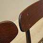 4x Sedia da pranzo in legno di teak anni '70 7