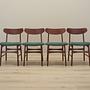 4x Sedia da pranzo in legno di teak anni '70 3