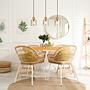 Aleidis Type A Pendant Lamp Smoked Glass Iron 3-light 2