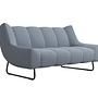 Nawabari Sofa 2-seater Blend fabric Light blue 2