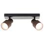 LED ceiling light Cadiz Aluminum Black 0