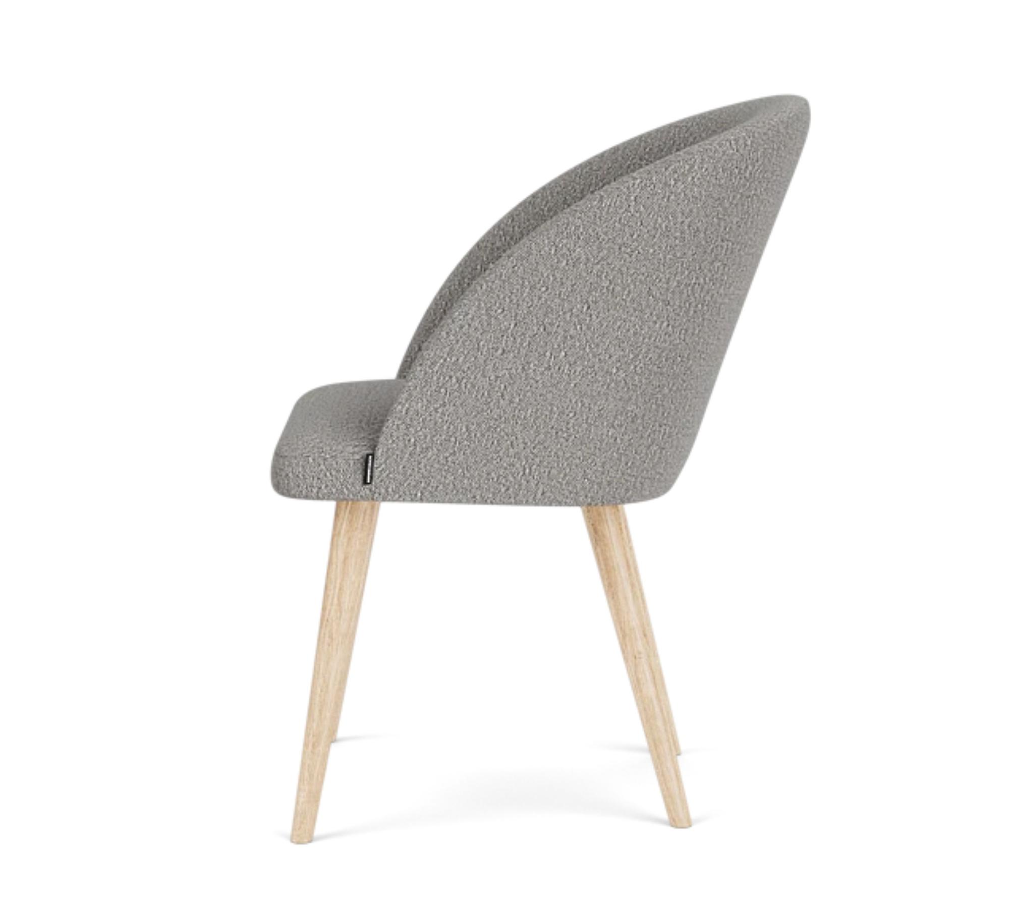 Holly Dining Chair Maya Warm Grey 3