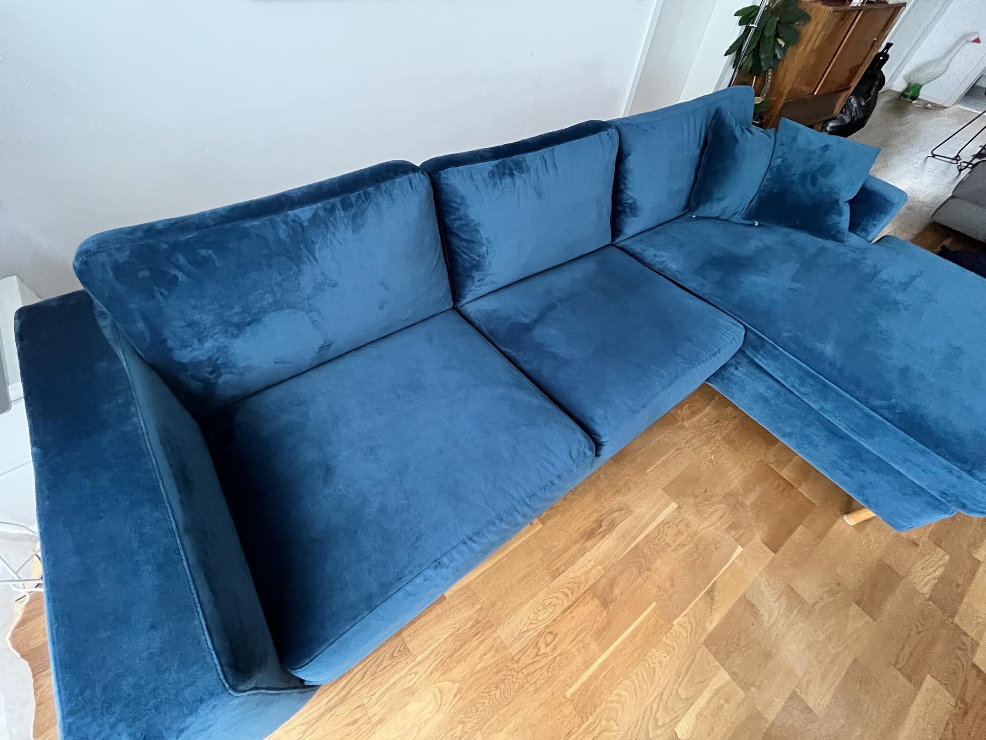 Scandinavia 3-Sitzer Ecksofa mit Chaiselongue 2