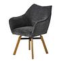 Mabontot Swiveling Armchair Chenille Oak 0