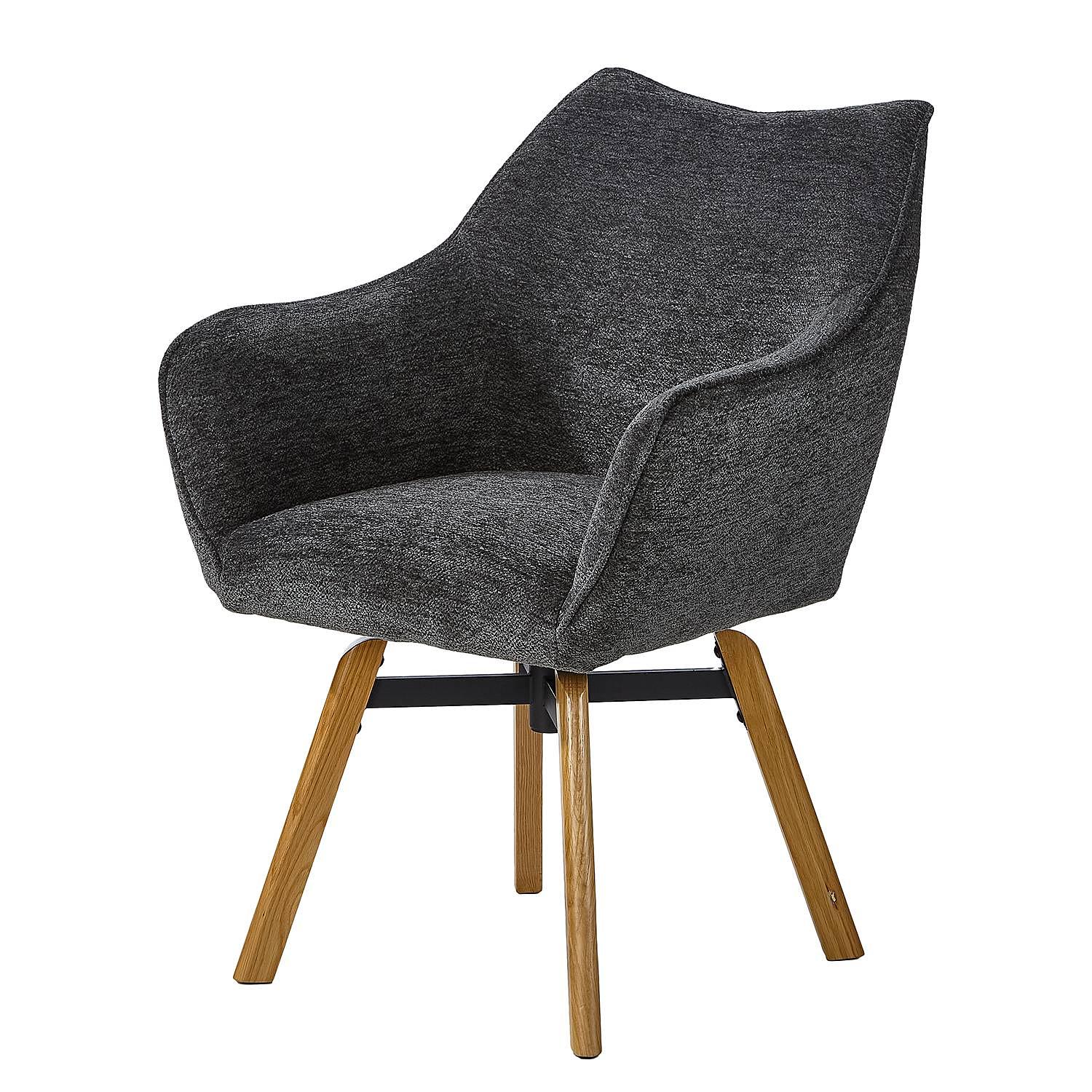 Mabontot Swiveling Armchair Chenille Oak 0