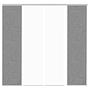 Schiebevorhang Pive Webstoff Grau 60 x 245 cm 4er Set 0