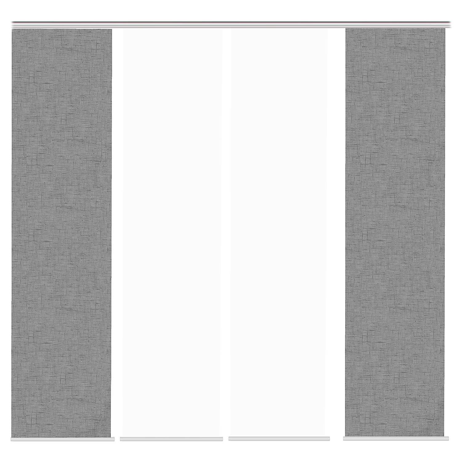Schiebevorhang Pive Webstoff Grau 60 x 245 cm 4er Set 0