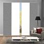 Schiebevorhang Pive Webstoff Grau 60 x 245 cm 4er Set 2