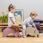 Elephant Medium stool Old rose 2