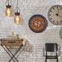 Pendant lamp Alex Glass / Steel 1-bulb 4