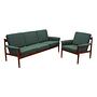 Living room set green 1960s 0