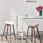 AAS32 Bar stool Walnut Pastel Green 1