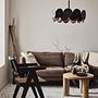Vegas Pendant Lamp Brass Black 3-light 1