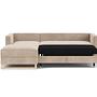 Madison sofa bed chaise lounge left Danny Cream 5