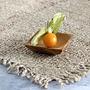 Salt dish Teak wood Brown 3