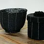 Beaded Candy Dish Black 1