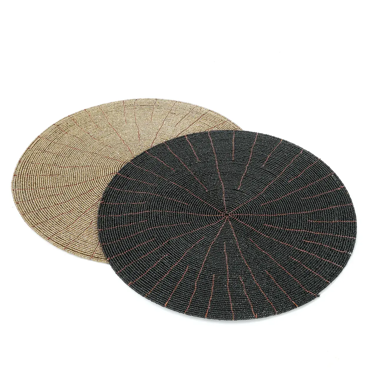 Beaded placemat Black 3