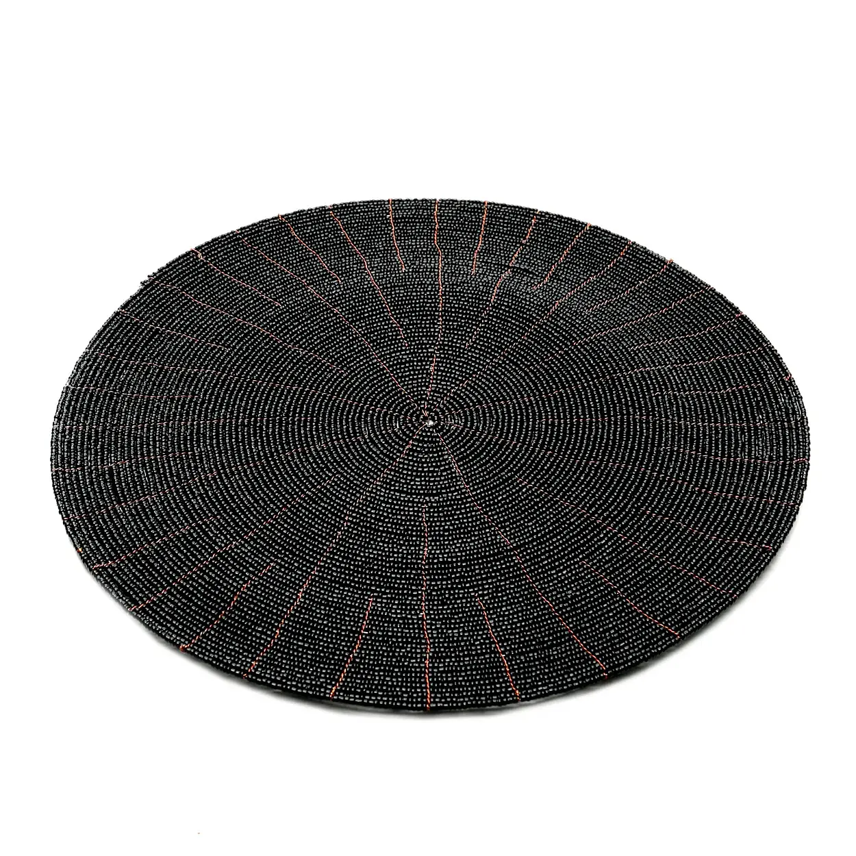 Beaded placemat Black 0