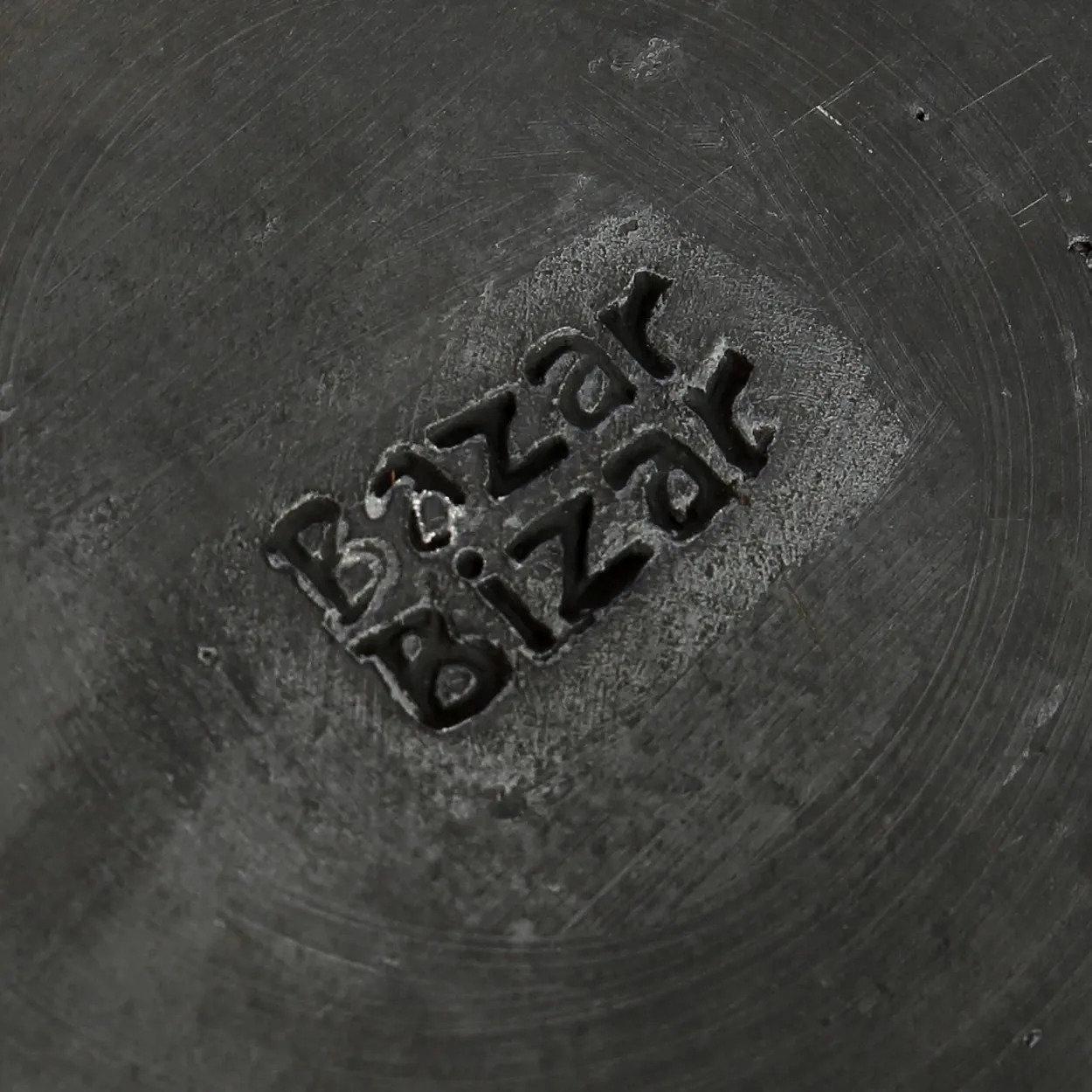 Burned Teller Schwarz 9