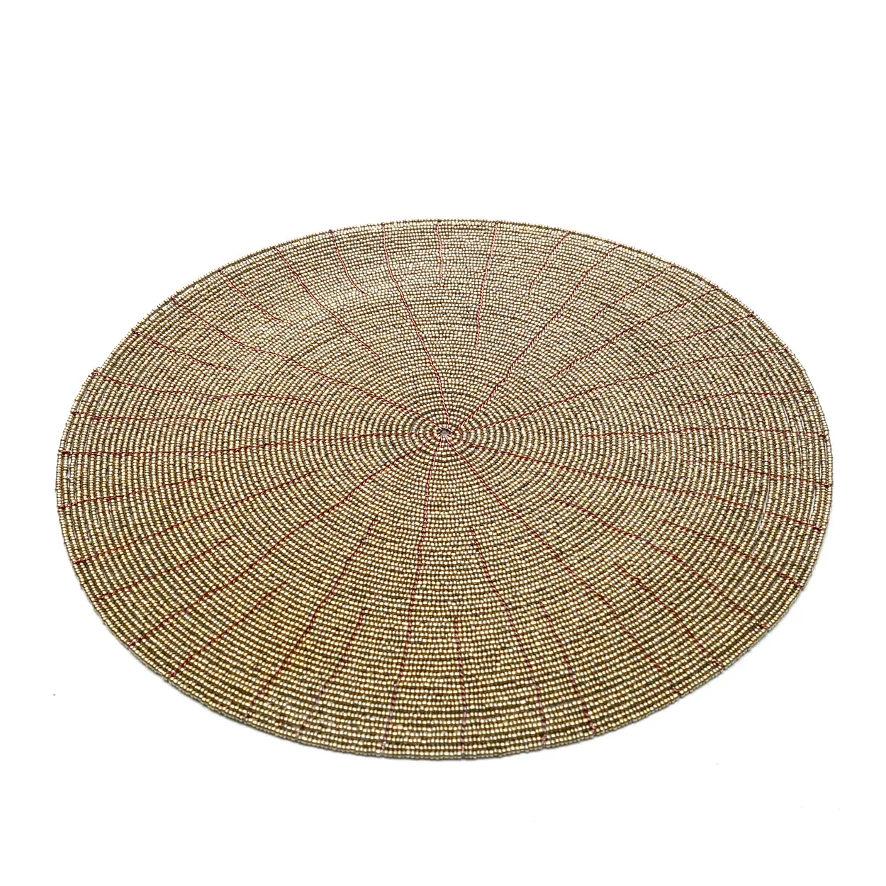 Beaded placemat Light brown 0