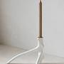 Triple Twig Candle Holder White 6