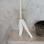 Triple Twig Candle Holder White 1
