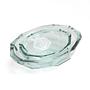 Origami Bowl Light Blue Glass 2