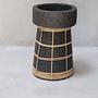 Serene Candle Holder Black 1