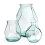 Lange Origami Vase Glas 3