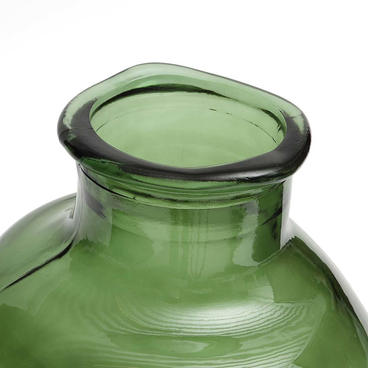Yugang Vase Glass Green 1