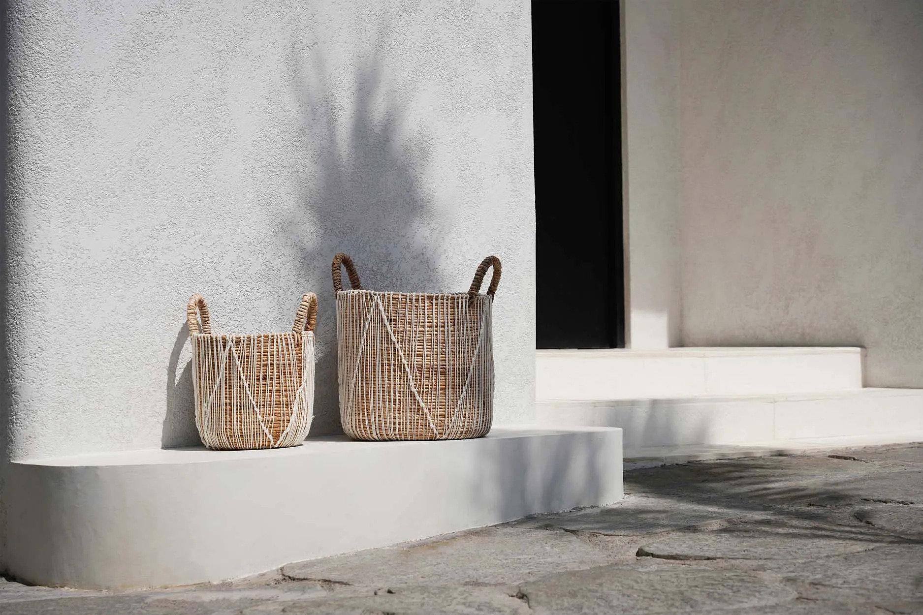 Straight Stitched Basket Macramé 2