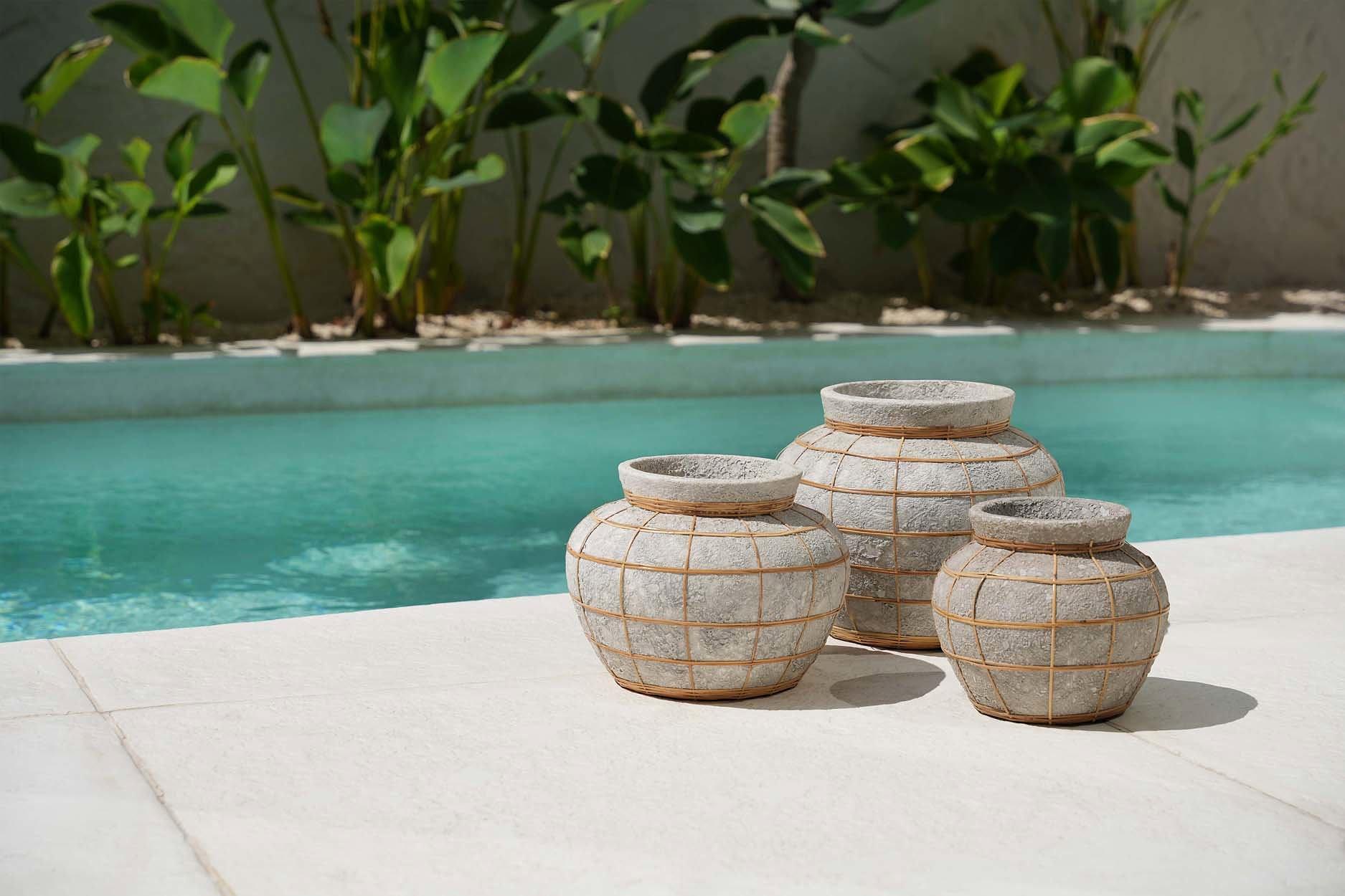Belly Vase Concrete Nature 3