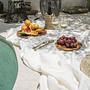 Tablecloth Linen White 150x150cm 1