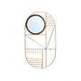 Do I Look Pretty Wall hanging with mirror brass 0