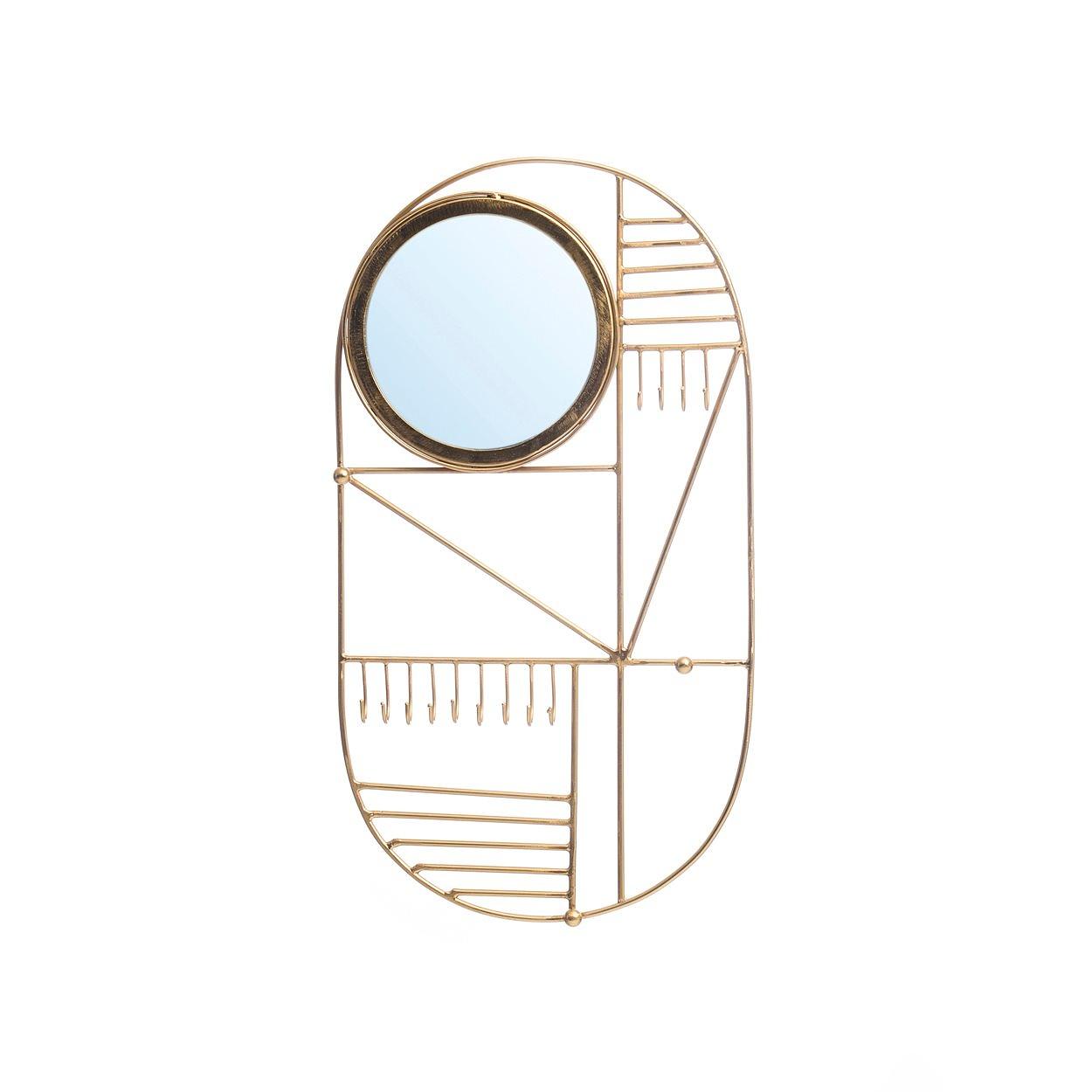 Do I Look Pretty decorazione da parete con specchio in ottone 0